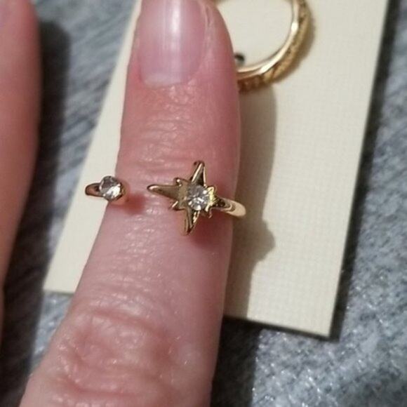 Sophia & Kate Gold Toned Multipack Rings NEW Women's 7 - Picture 6 of 6